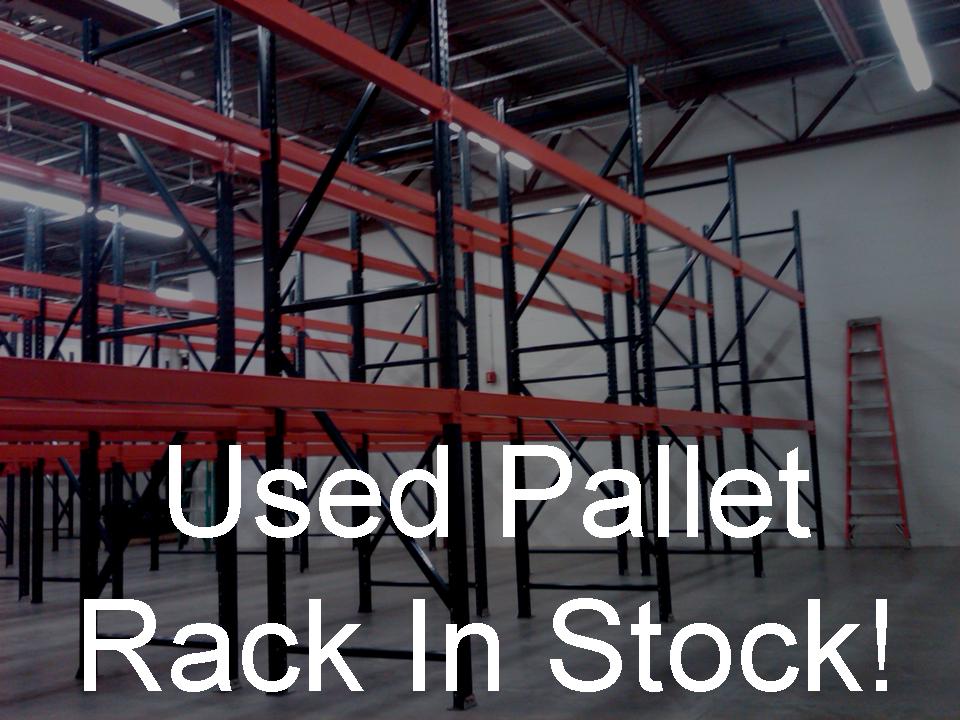Used Pallet Rack in Stock, Used Teardrop Rack, Used Uprights, Used Beams, Used Wire Decking